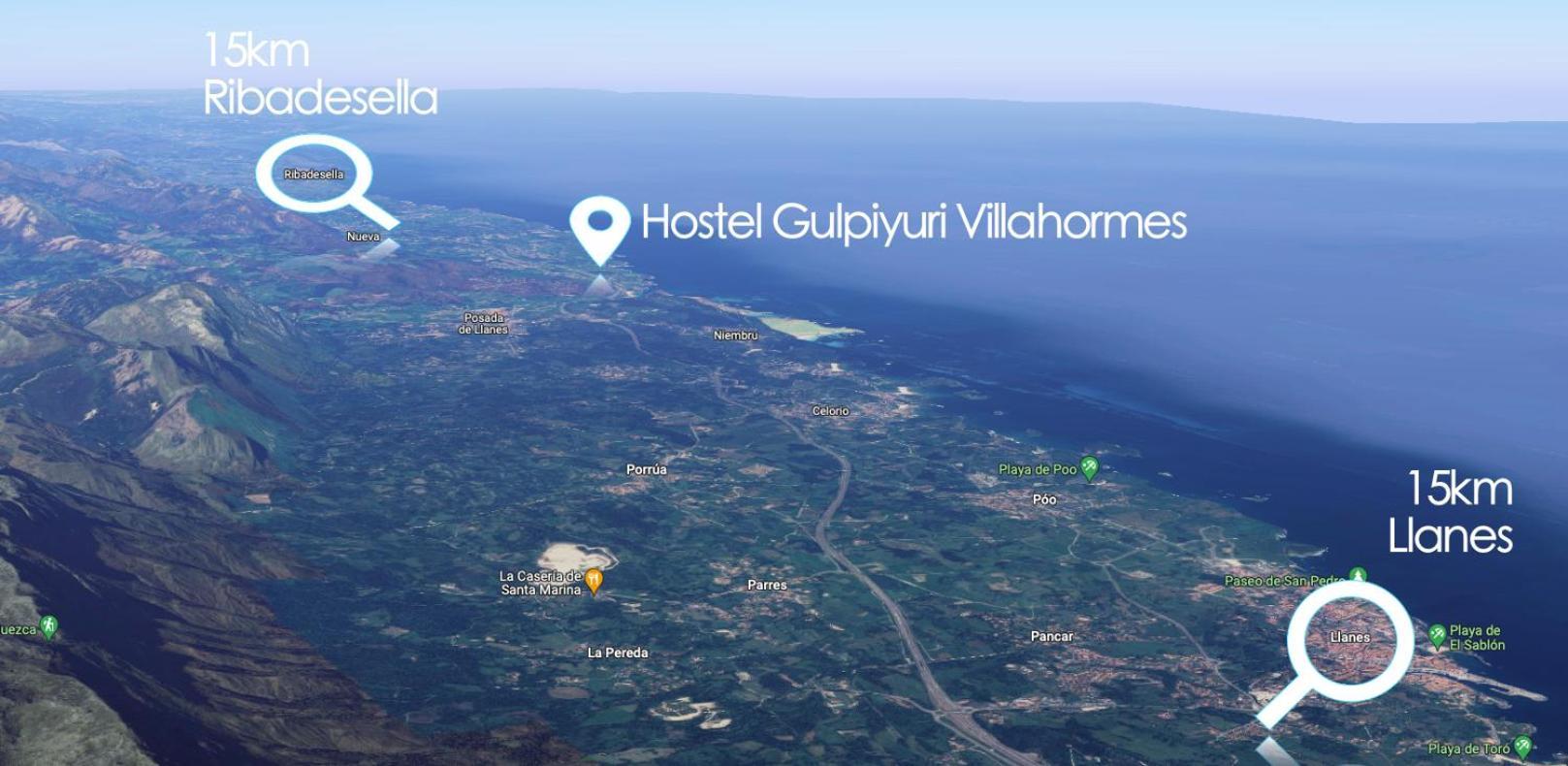 Hostel Gulpiyuri Llanes Villahormes 외부 사진